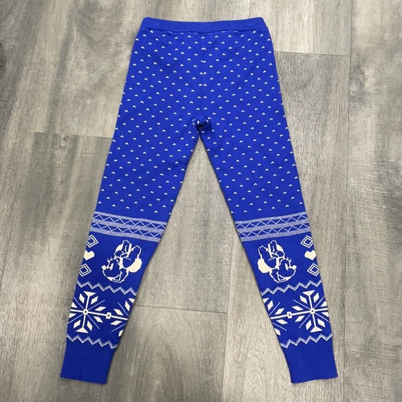 Gap x Disney Minnie Mickey Blue Fair Aisle leggings NEW - Picture 5 of 5
